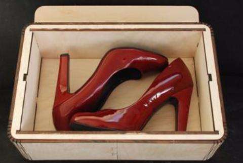 Shoe Box - Large fancy - 322x207x110 - 6mm mdf