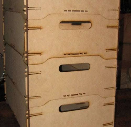 Stackable storage box  300x200x100mm in 3mm