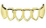 Grillz open face vampire fangs - Gold plated / Bottom