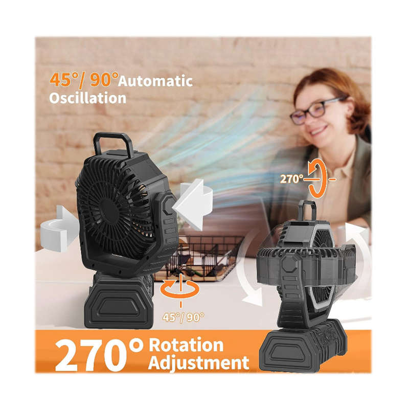 Outdoor/Camping 3-in-1 Unit (Fan, LED Light and Powerbank)