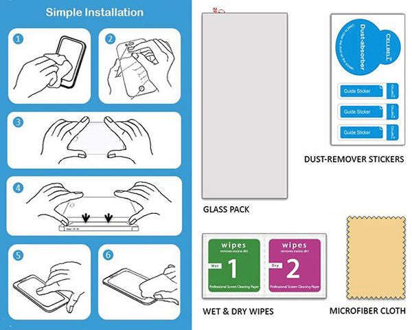 Tempered Glass Screen Protector for Apple iPhone 5/5S/SE
