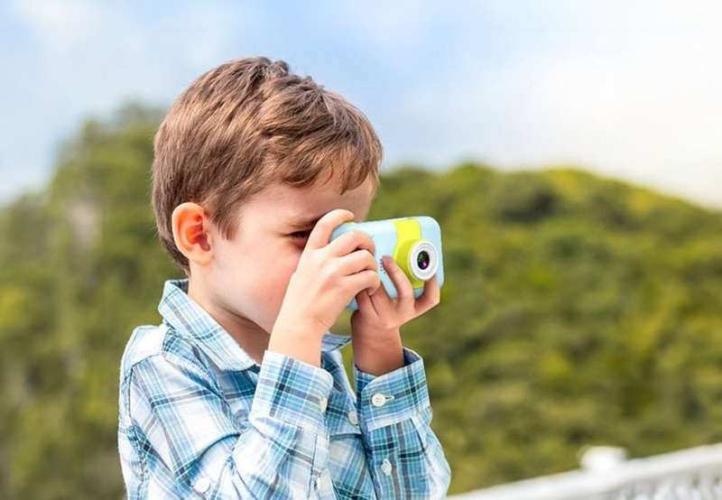 XO XJ02 Children Kids Fun Camera with Flip Lens For Selfies