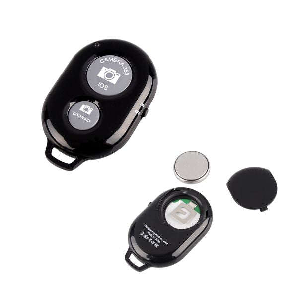 Bluetooth Remote Camera Shutter For Apple, IOS And Android - Black