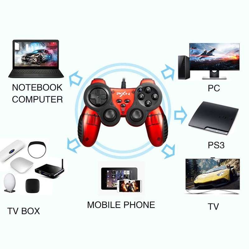PXN 2901 Double Shock Wired Gamepad Controller