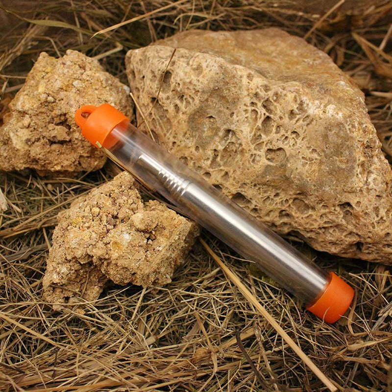 Outdoor Pockets Bellow Collapsible Blow Fire Tube