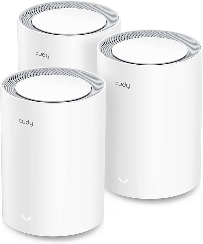 Cudy New WiFi 6 Mesh WiFi, AX1800 Whole Home Mesh WiFi System - Covers up to 5000 Sq. Ft, 5G Giga...