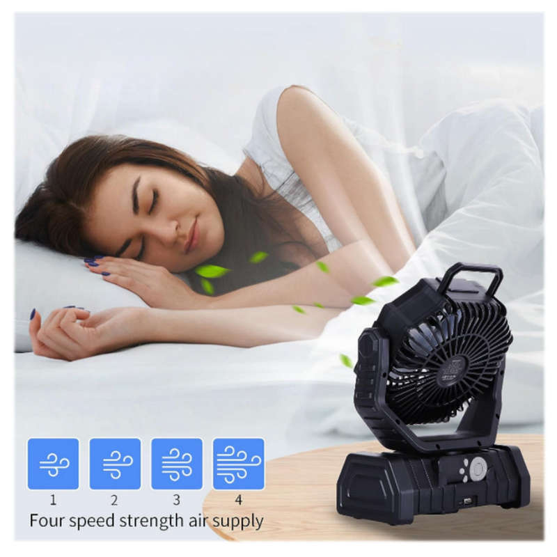 Outdoor/Camping 3-in-1 Unit (Fan, LED Light and Powerbank)