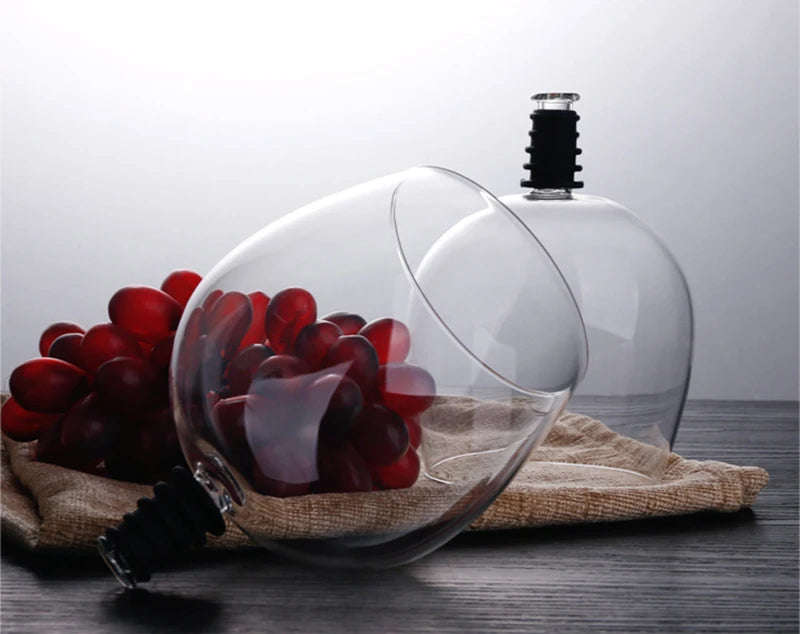 Wine Bottle Glass Topper - Drink Directly From the Bottle
