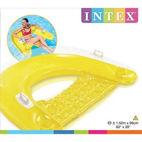Intex 58859NP Sit 'n Float Lounge Inflatable Water Pool Chair