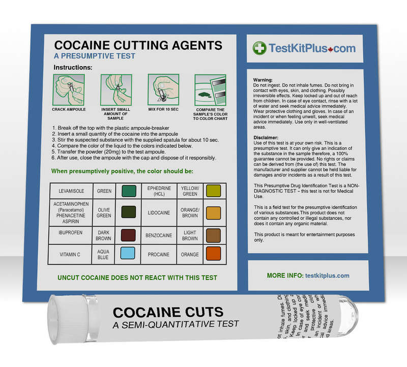 Test Kit Plus Cocaine Cuts Test Kit