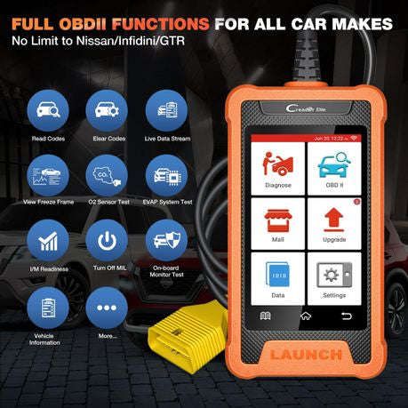 Launch Elite for Nissan Full Systems Bi-Directional Diagnostic Scan Tool
