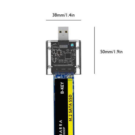 M.2 To USB 3.0 Gen 1 5Gbps High-speed Converter