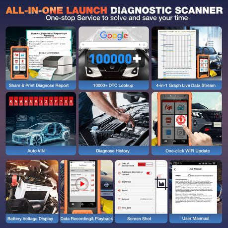 Launch Elite for Nissan Full Systems Bi-Directional Diagnostic Scan Tool