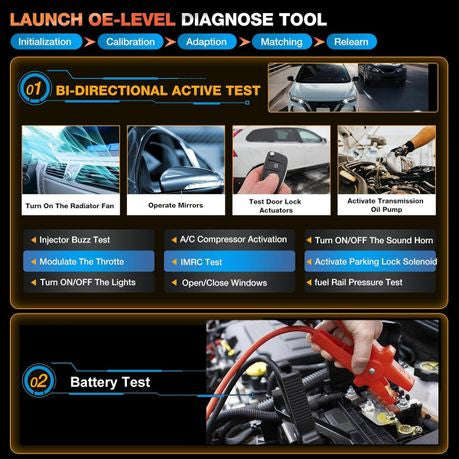 Launch Elite for Nissan Full Systems Bi-Directional Diagnostic Scan Tool