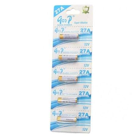 Goop 27A Super Alkaline 12V Battery - Pack of 5