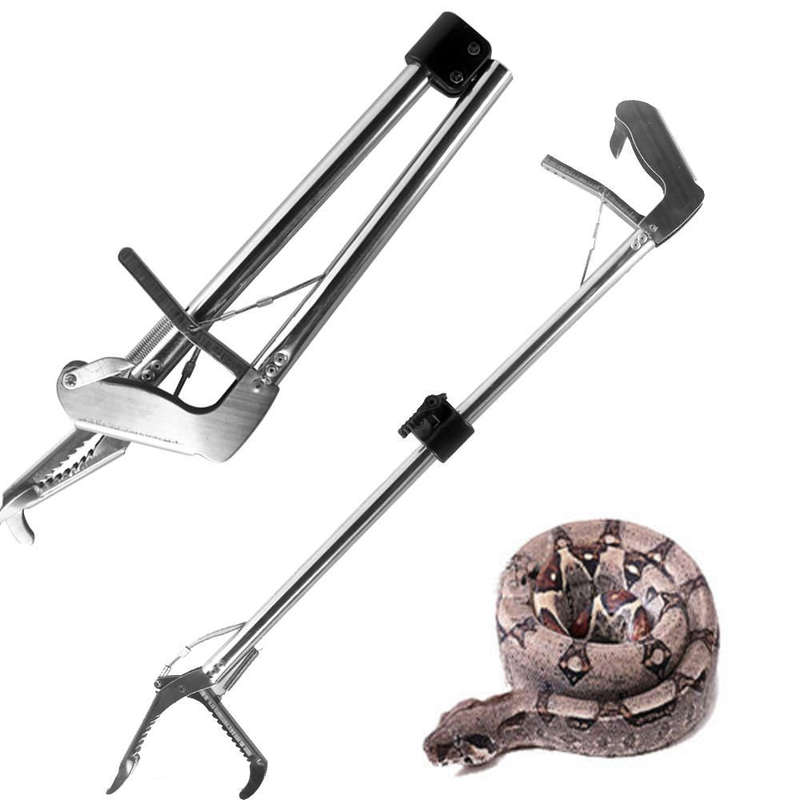 Foldable Snake Catcher Tongs Clamps - 1.5M