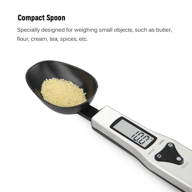 Mihuis Portable Stainless Steel Spoon Scale 0.1g - 300g