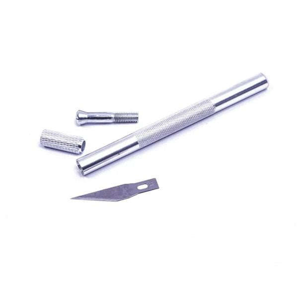 Mihuis Metal Scalpel Engraving Craft Knife with 5 Spare Blades