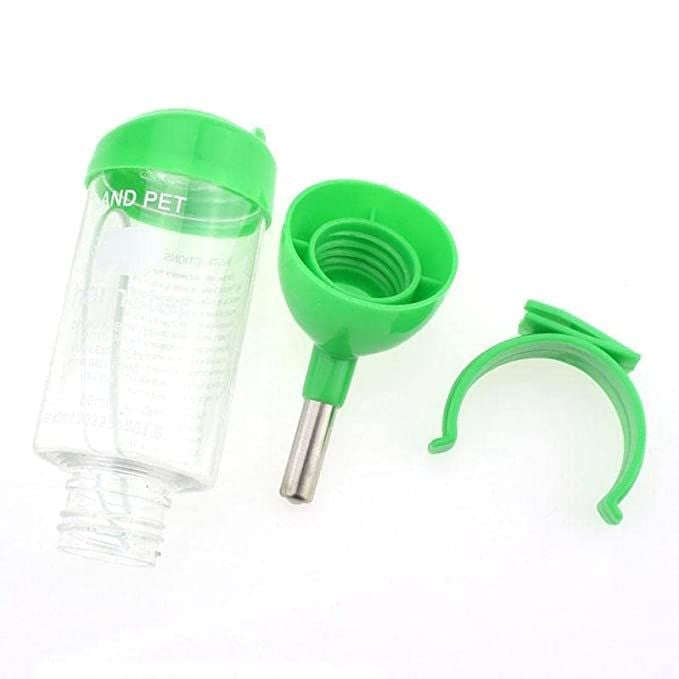 Hamster 80ml Leak-proof Automatic Water Fountain Bottle - Green