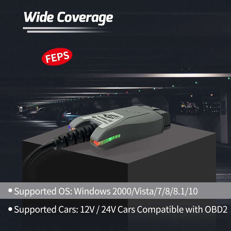 Vgate vLinker FS OBD2 USB Adapter for FORScan HS/MS-CAN Auto Switch