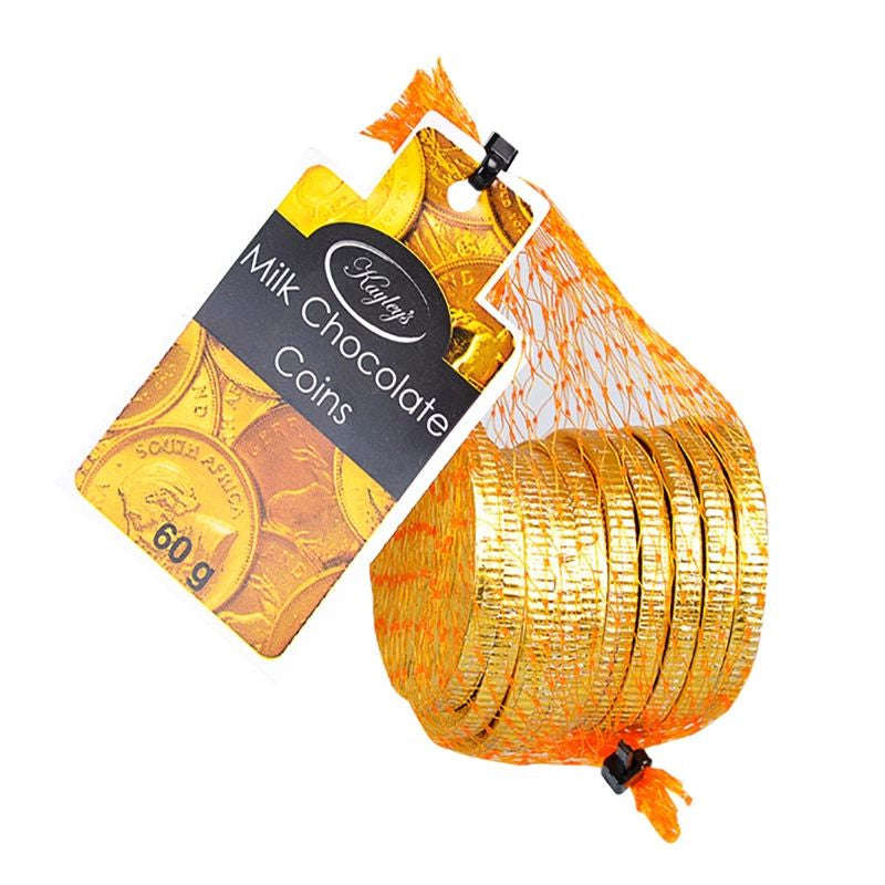 Kayleys Chocolate Kruger Coins 60g - Pack of 50