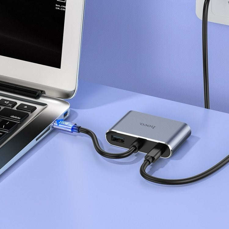 Hoco HB30 USB-C / Type-C Multifunction Converter HDTV+VGA+USB3.0+PDHUD
