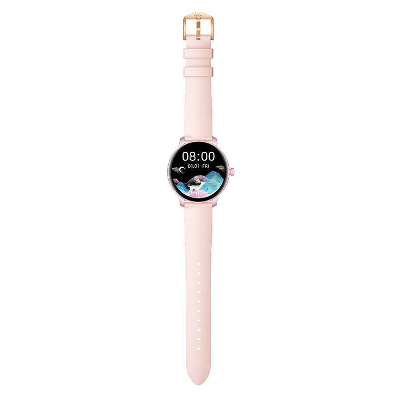 HOCO Y6 Pink Sports Smart Watch with Heart rate & Blood Oxygen Monitor