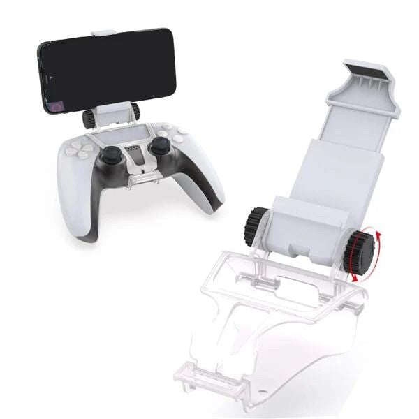 Techme Mobile Phone Mount Holder for Playstation 5 PS5 Game Controller