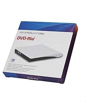 USB 3.0 Pop-up Tray Loading Portable Mobile External DVD-RW
