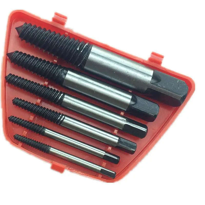 Damaged Nut Screw Extractor Stud Remover Tool Kit - 6 Pieces (4mm-25mm)