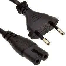 Figure-8 (C7/C8) to EU 2 Pin Power Cord Cable