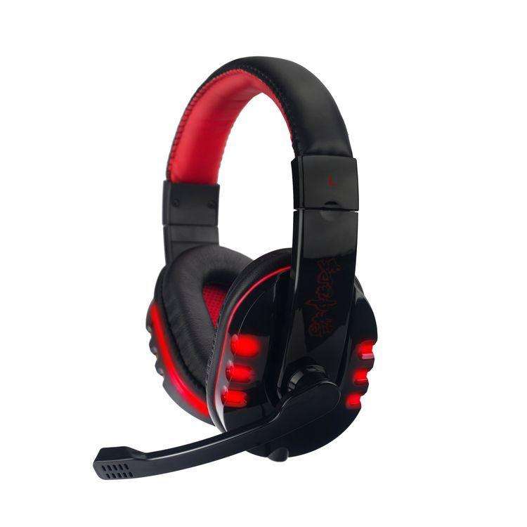 Puning Red Gaming Headset for PC & Playstation PS3 / PS4 with Mic & Remote