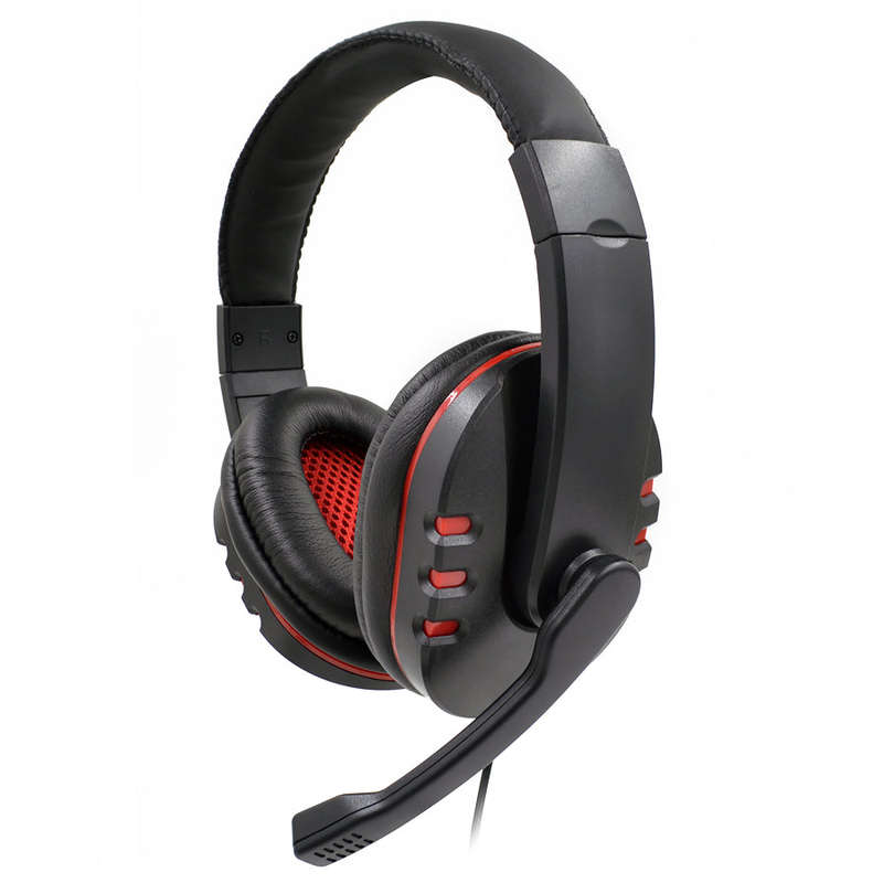 Puning Red Gaming Headset for PC & Playstation PS3 / PS4 with Mic & Remote