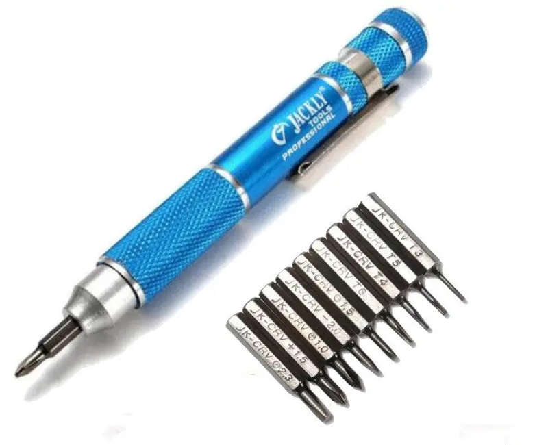 Jackly 9 in 1 mini Electronic Watch Repair Screwdriver Kit  8809-B