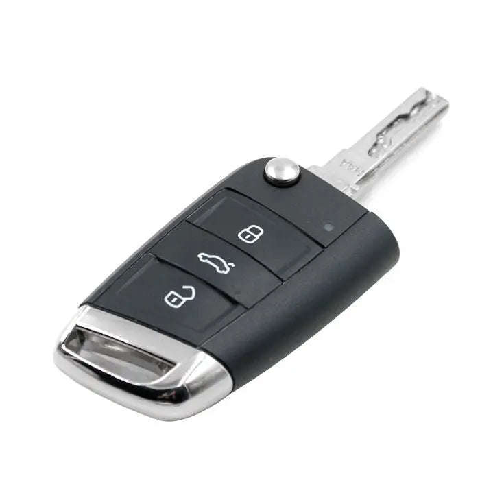 Protective Key Cover for VW MK7 Style 1 - Black & Red Stripe