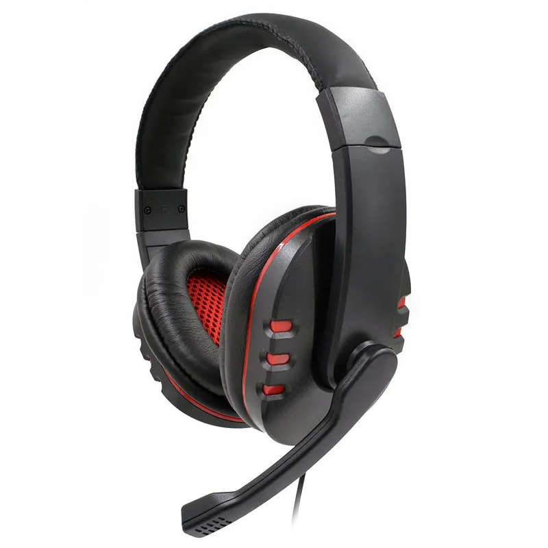 Puning Red Gaming Headset for PC & Playstation PS3 / PS4 with Mic & Remote