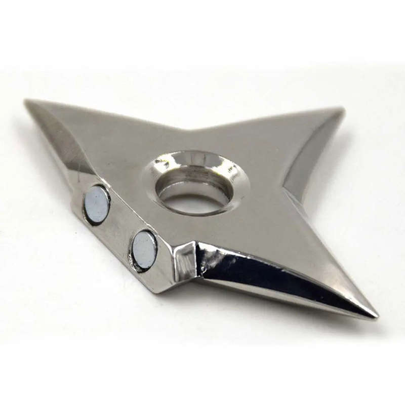 Silver Ninja Shuriken Magnet