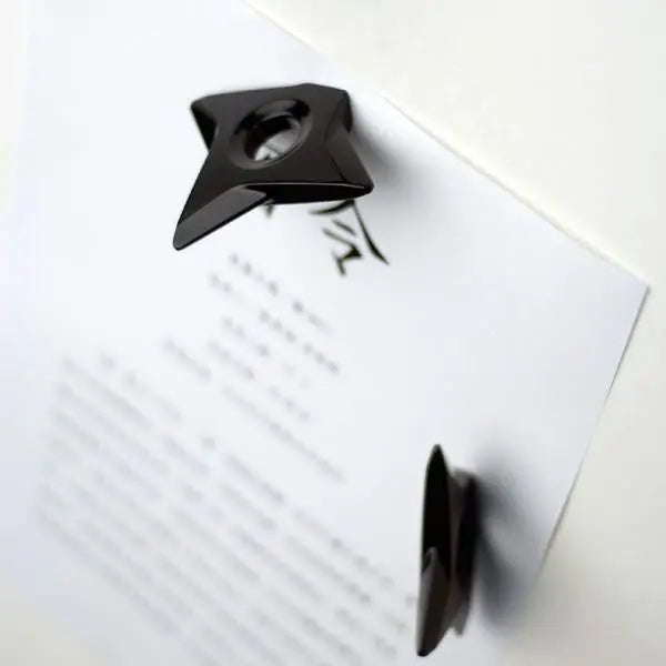 Silver Ninja Shuriken Magnet