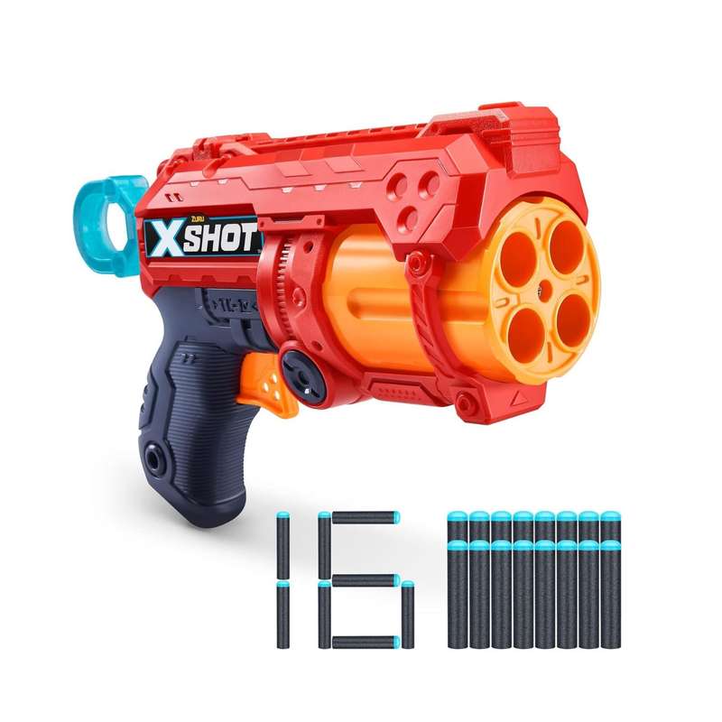 ZURU X-Shot Excel Fury 4 plus bonus 20 Dart Refill Pack