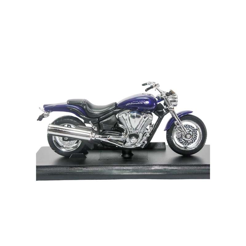 Welly Yamaha Road Star Warrior 2002 Blue Scale 1/18