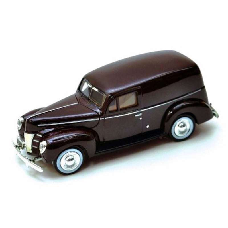 Motormax 1940 Ford Sedan Delivery Scale 1:24 Diecast - Burgundy