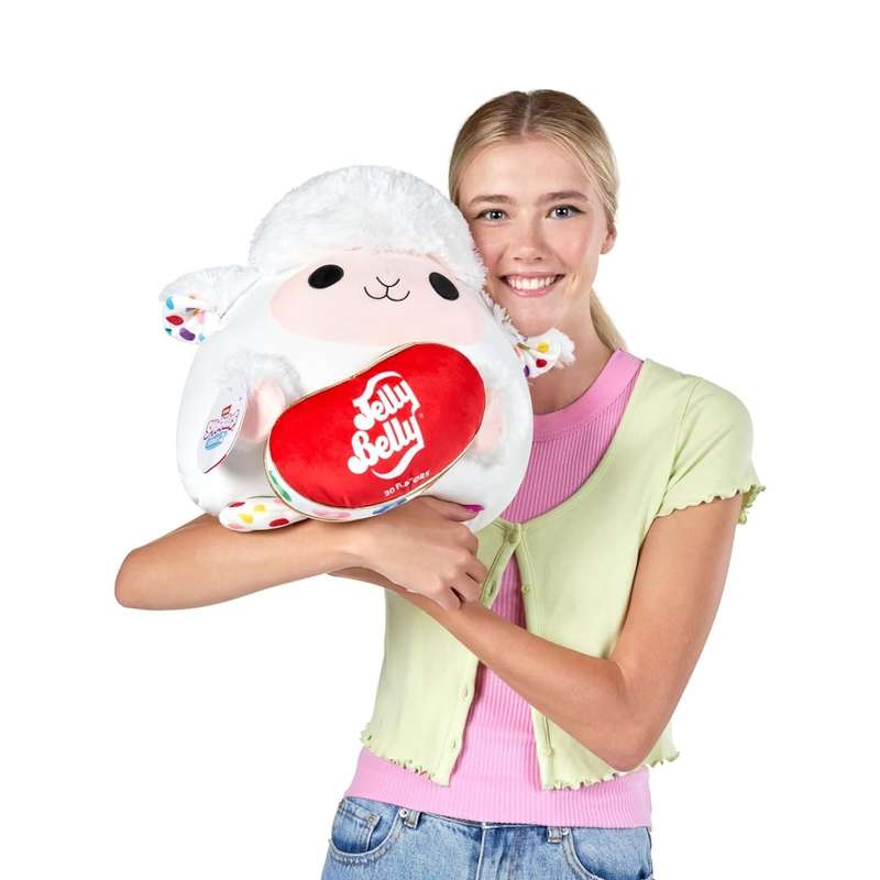 ZURU 36cm SNACKLES-PLUSH -SERIES 2 - Lamb and Jelly Belly