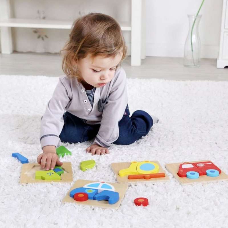 TookyToy - FOUR Mini Puzzle Turtle