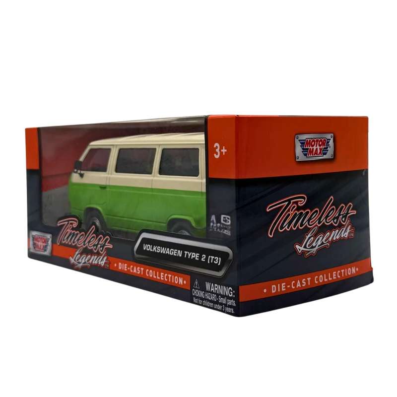 Motormax 1:24 Volkswagen Type2 (T3) Green