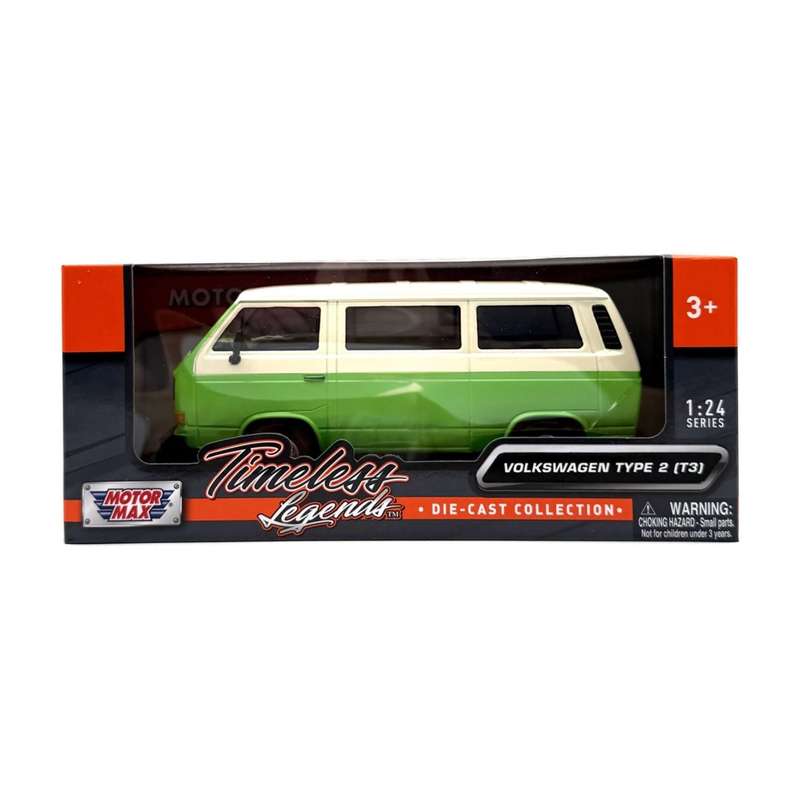 Motormax 1:24 Volkswagen Type2 (T3) Green