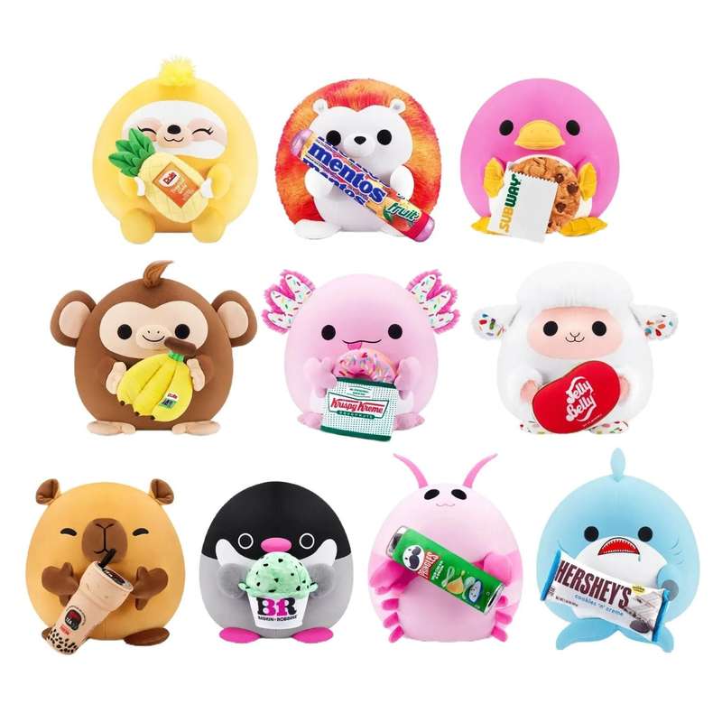 ZURU 36cm SNACKLES-PLUSH -SERIES 2 - Monkey and Dole Banana