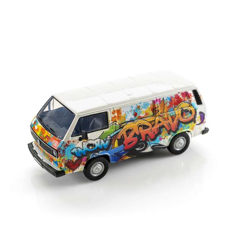 Motormax Volkswagen Type2 (T3) Graffiti Scale 1:24