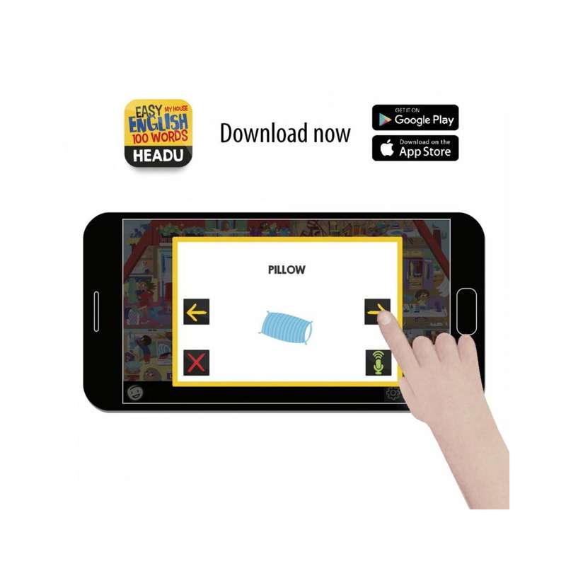 Headu Montessori Easy English 100 Words My House