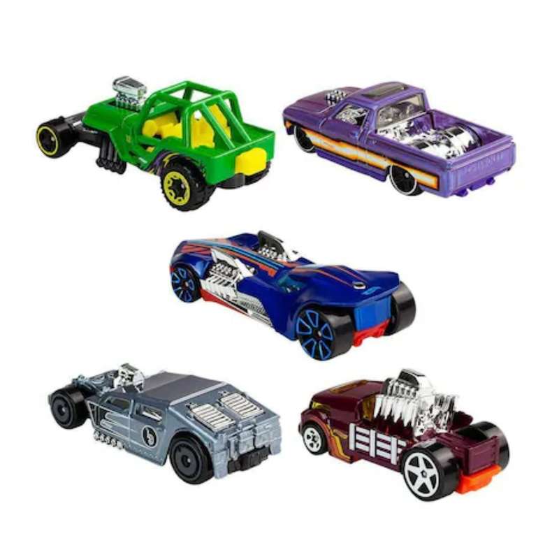 Hot Wheels Basic Car Assortment - 5 Cars
