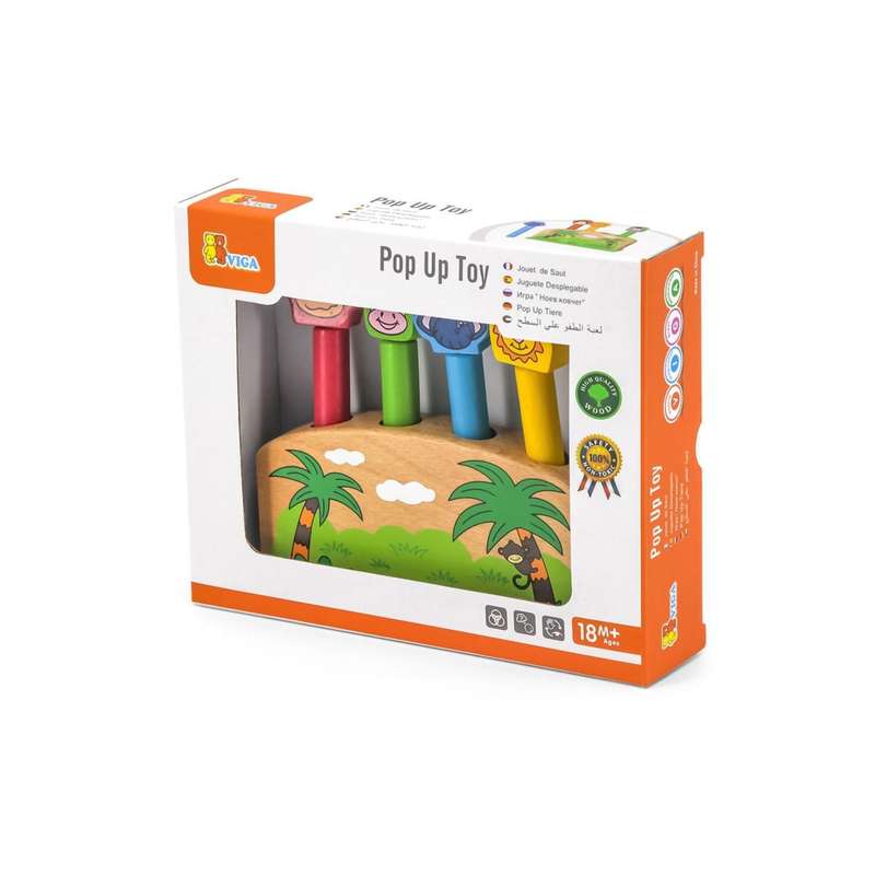 VIGA Pop Up Animals